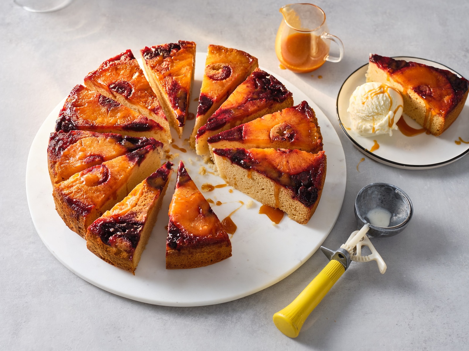 Rum & Pineapple Upside Down Cake